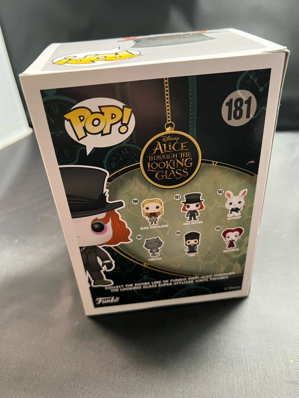 Mad Hatter Funko Pop #181 – Disney Alice Through the Looking Glass - Picture 3 of 4